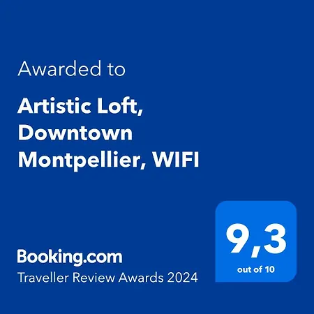 Artistic Loft, Downtown Montpellier, Wifi Apartamento *